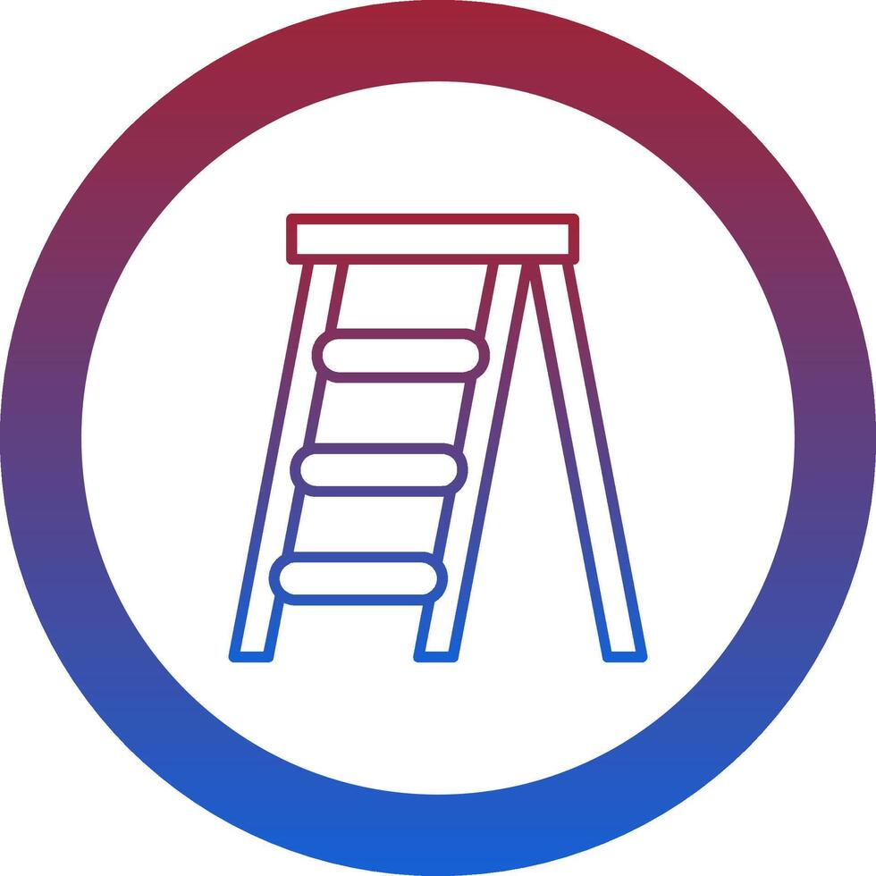 Step Ladder Icon Design Symbol vector