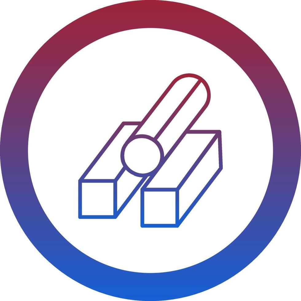 Steel Icon Design Symbol vector