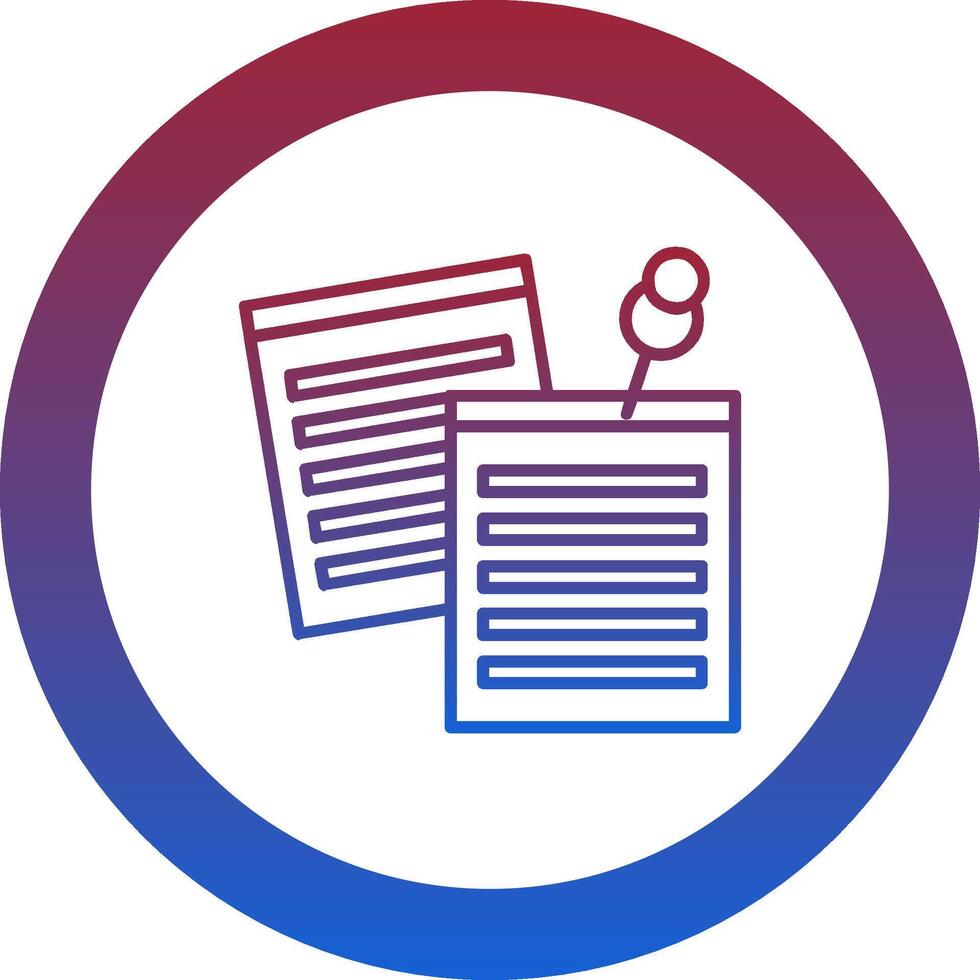 Sticky Notes Icon Design Symbol vector