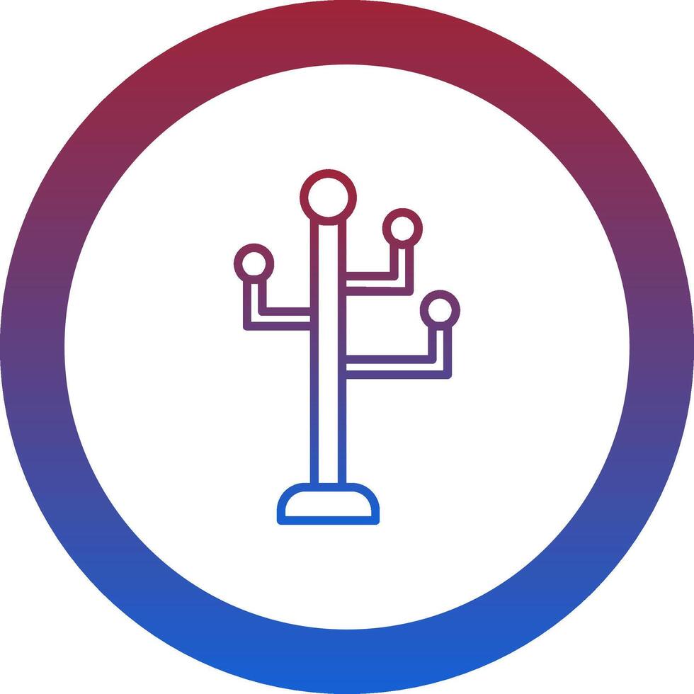 Coat Rack Icon Design Symbol vector