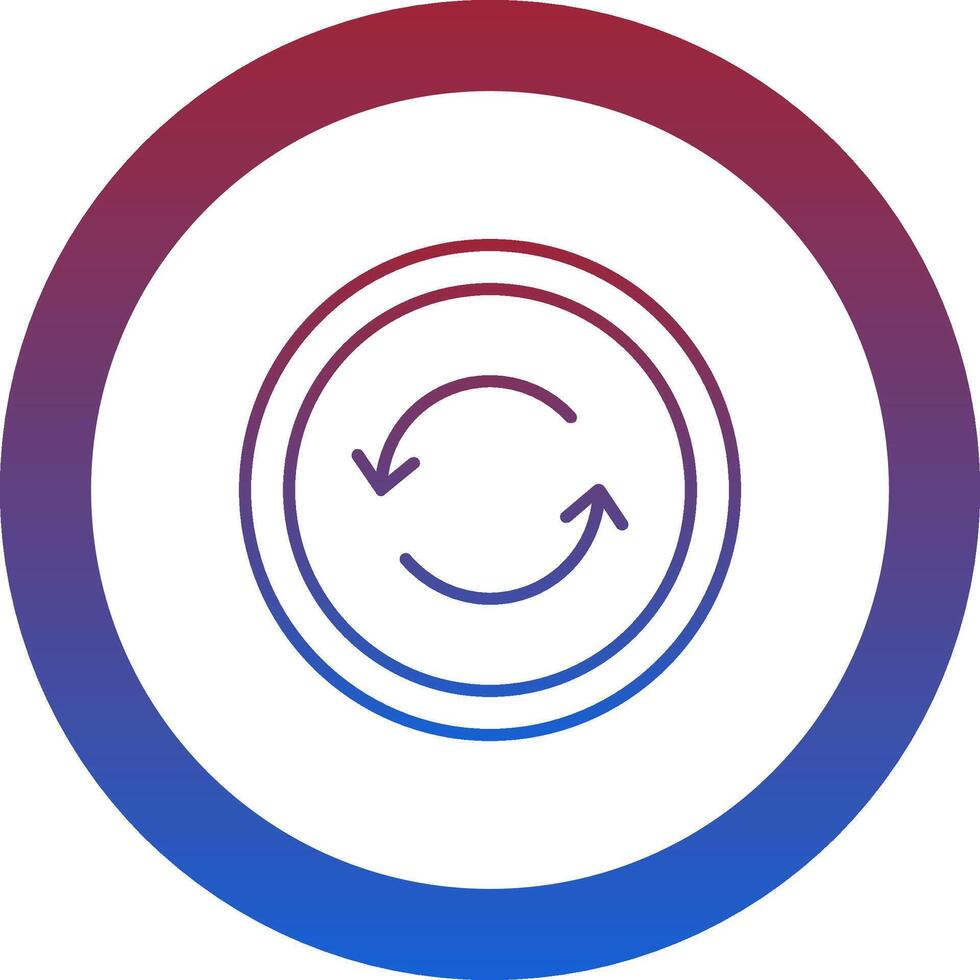 Refresh Icon Design Symbol vector