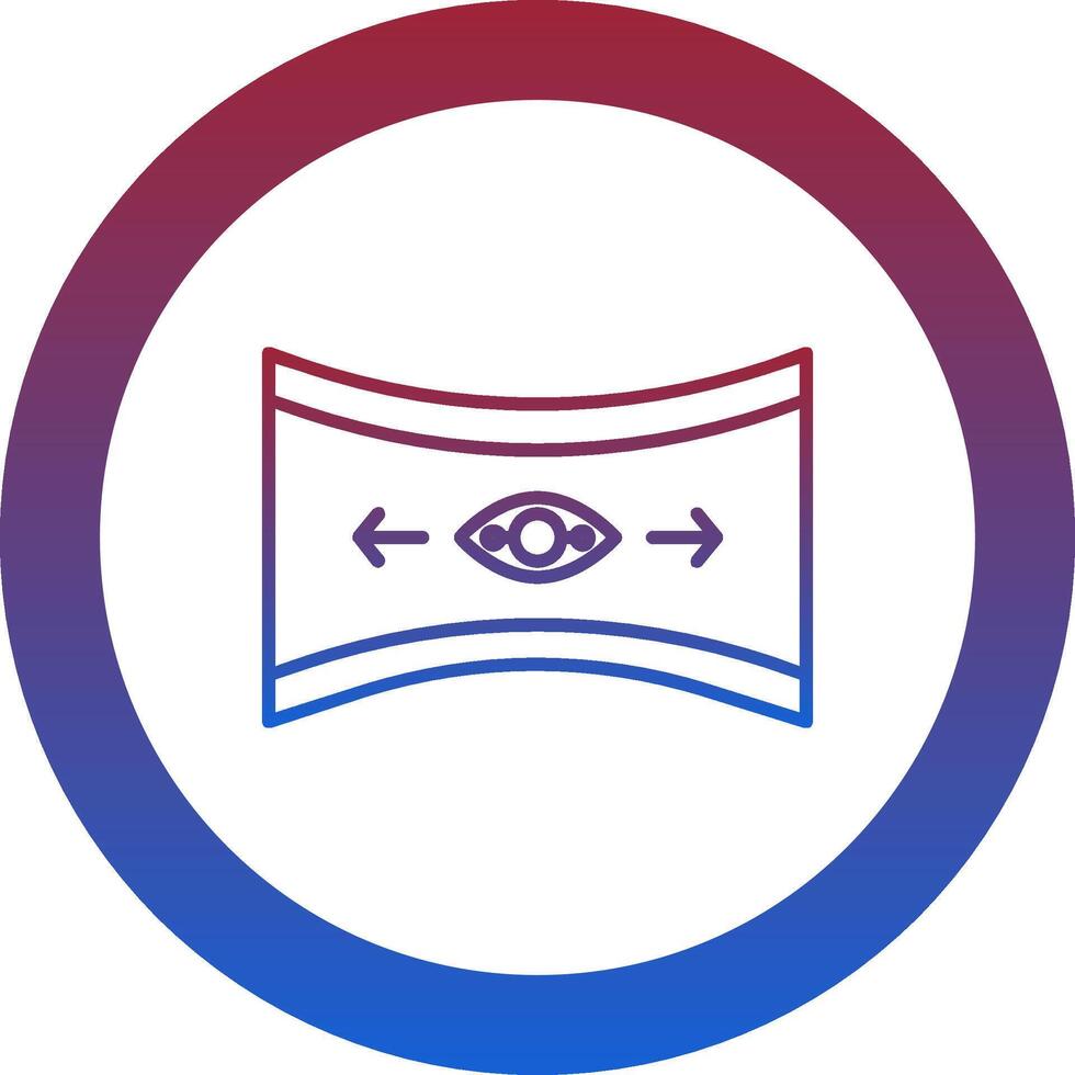 Panoramic View Icon Design Symbol vector