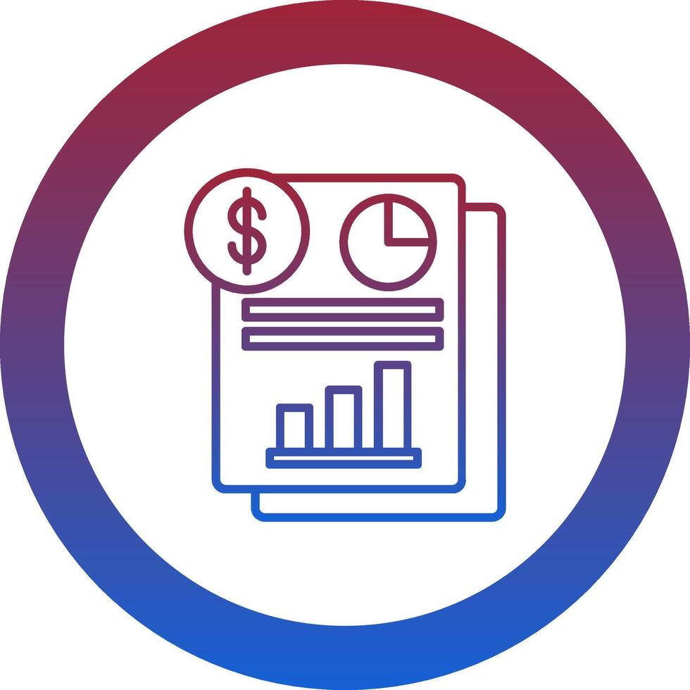Income Statement Icon Design Symbol vector
