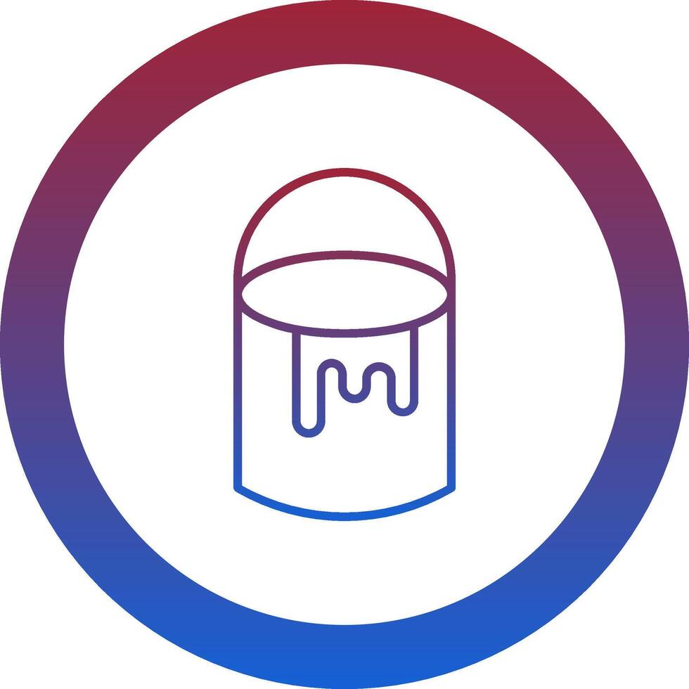 Paint Bucket Icon Design Symbol vector