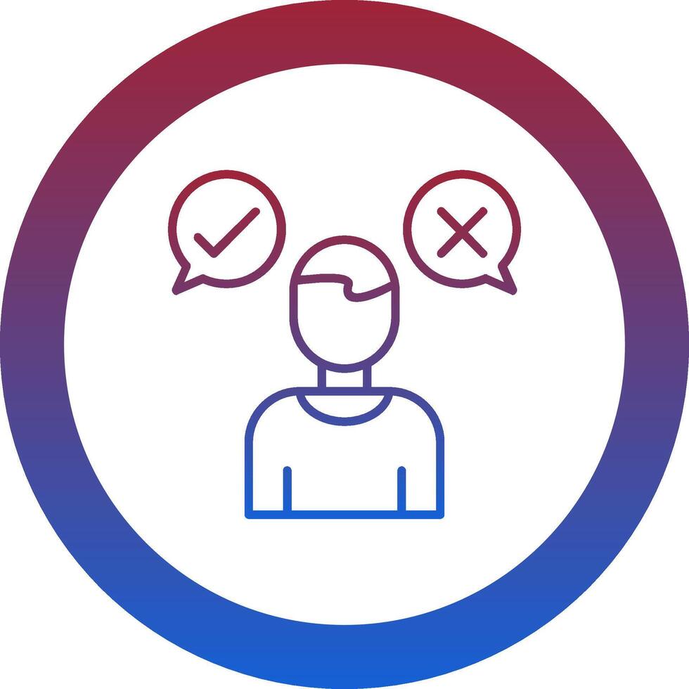 Decision Marker Icon Design Symbol vector