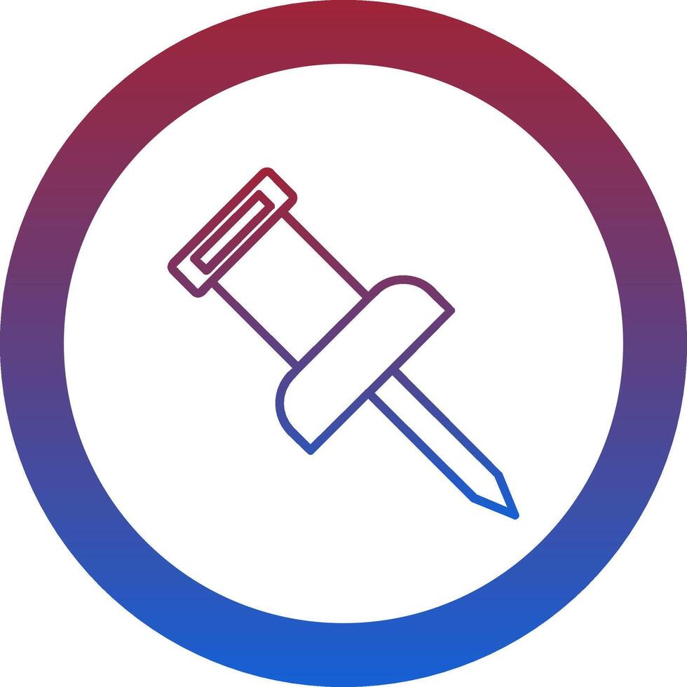 Push Pin Icon Design Symbol vector