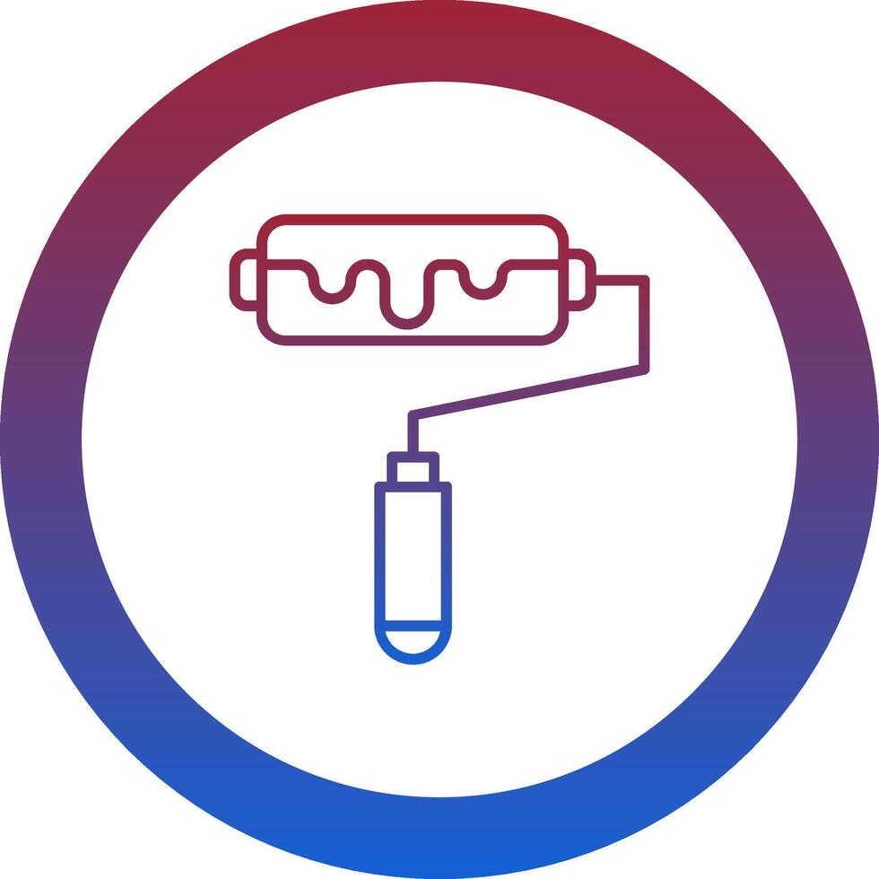 Roller Icon Design Symbol vector