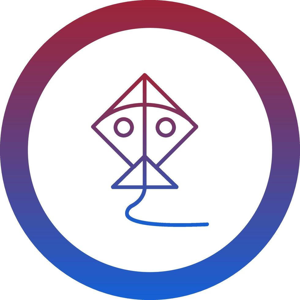 Kite Icon Design Symbol vector