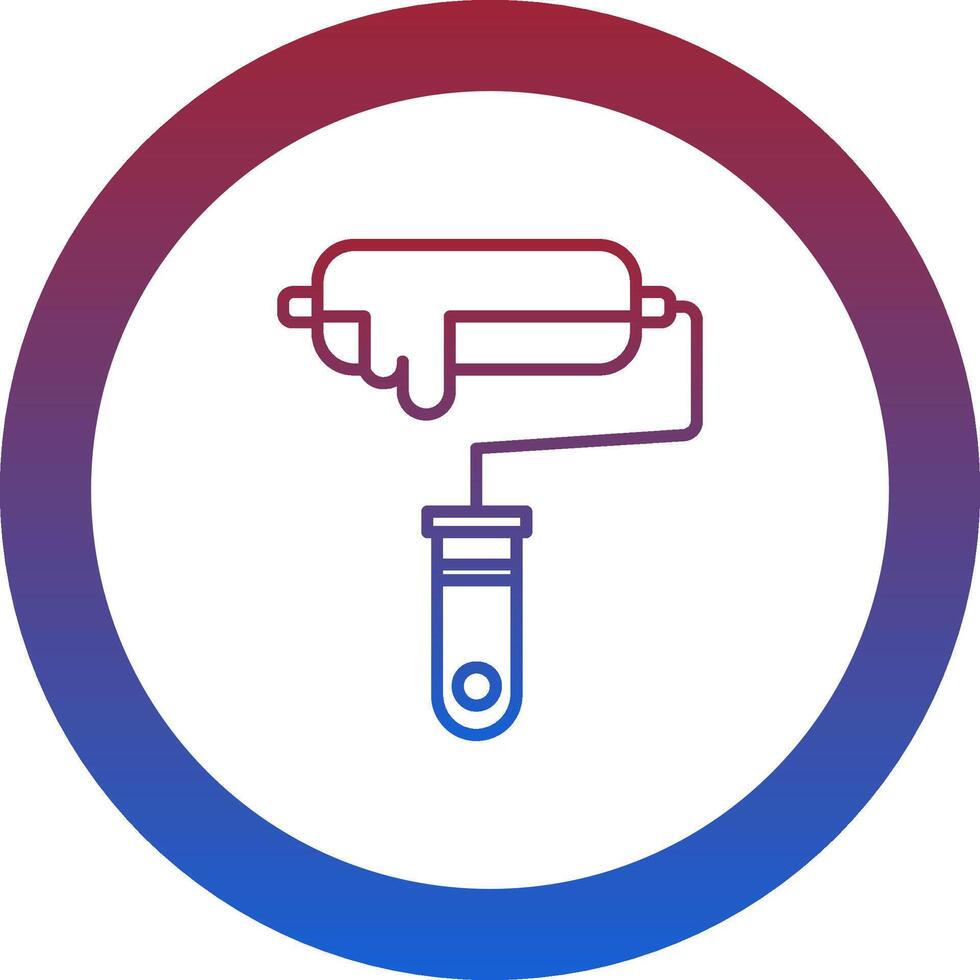 Paint Roller Icon Design Symbol vector