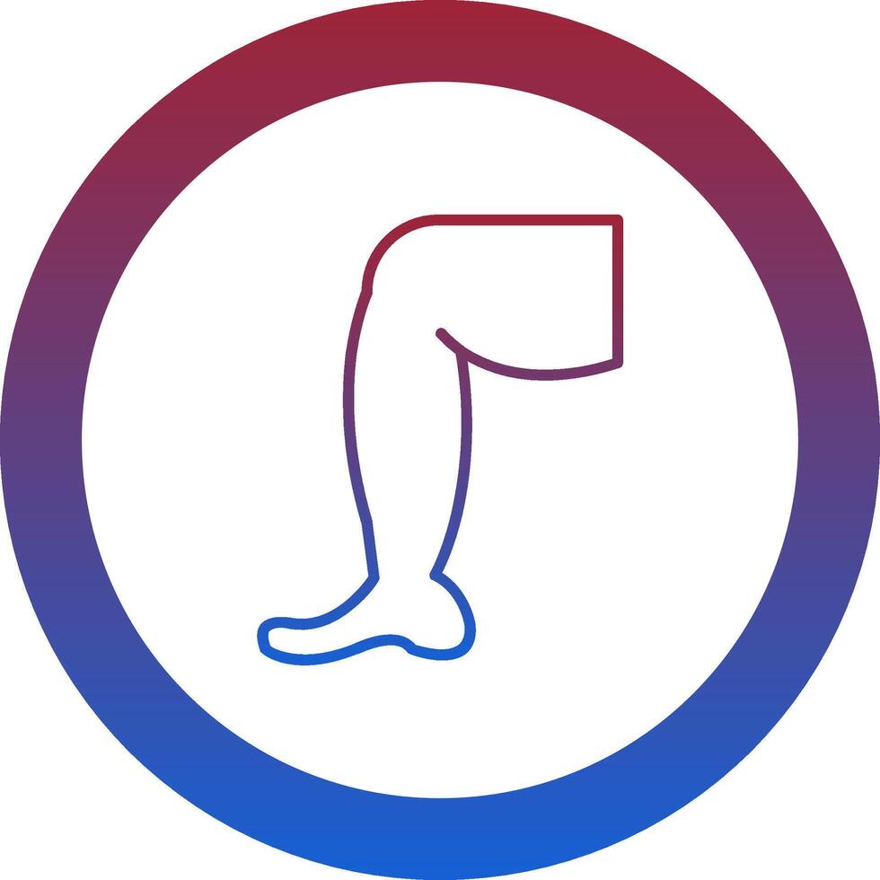 Leg Icon Design Symbol vector