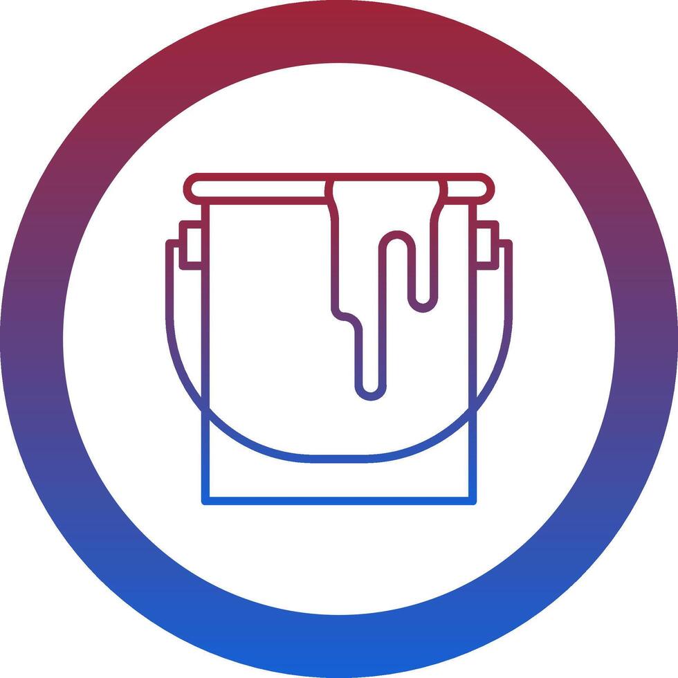 Paint Can Icon Design Symbol vector