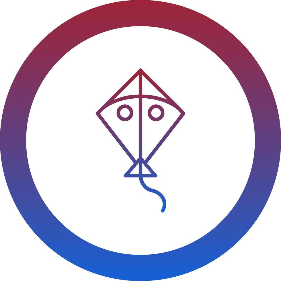 Kite Icon Design Symbol vector