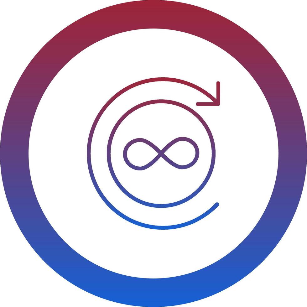 Infinite Icon Design Symbol vector