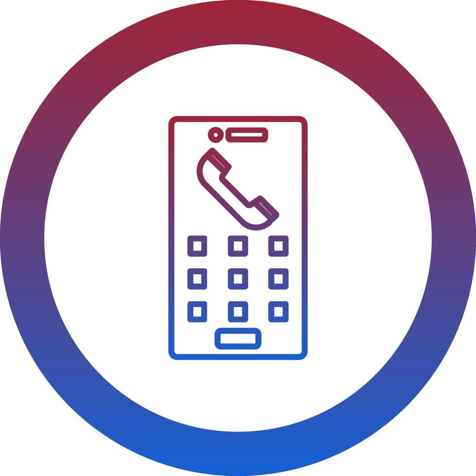 Keypad Icon Design Symbol vector