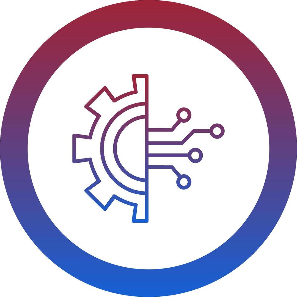 Digital Transformation Icon Design Symbol vector