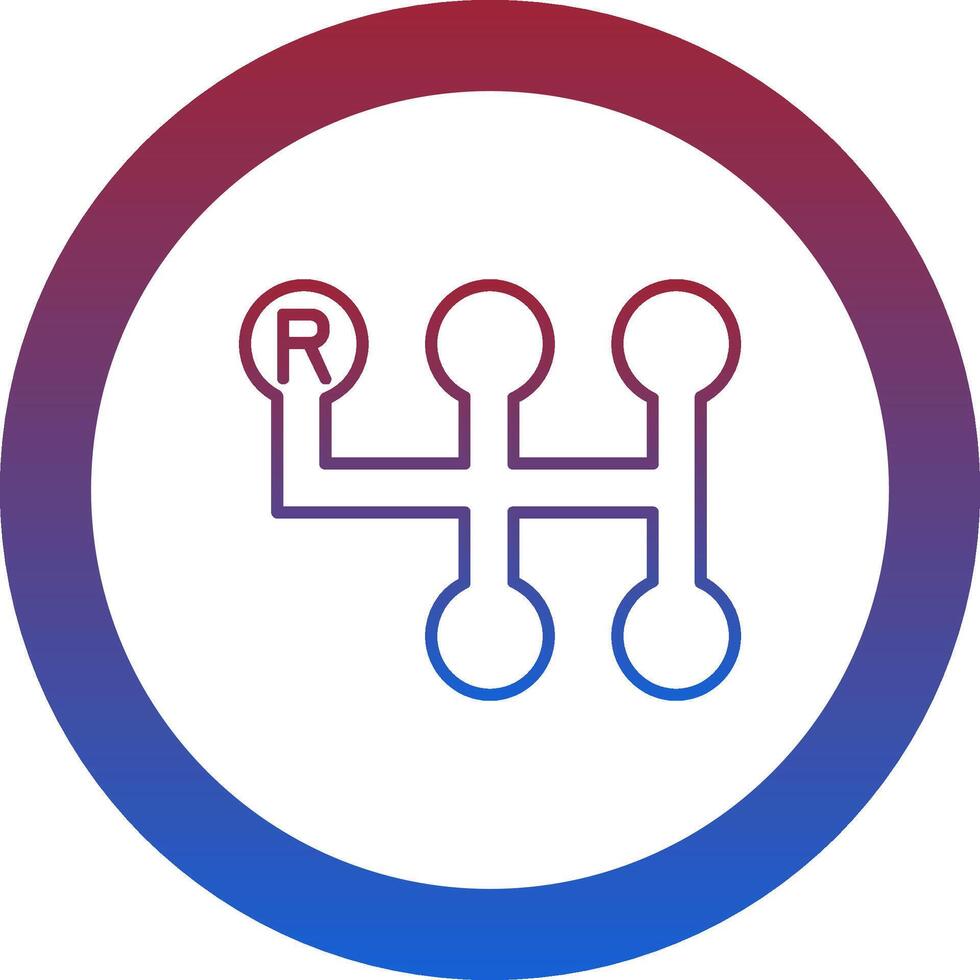 Gearshift Icon Design Symbol vector