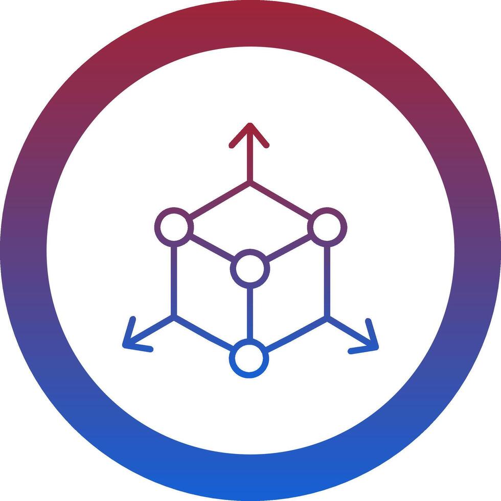 Dimensions Icon Design Symbol vector