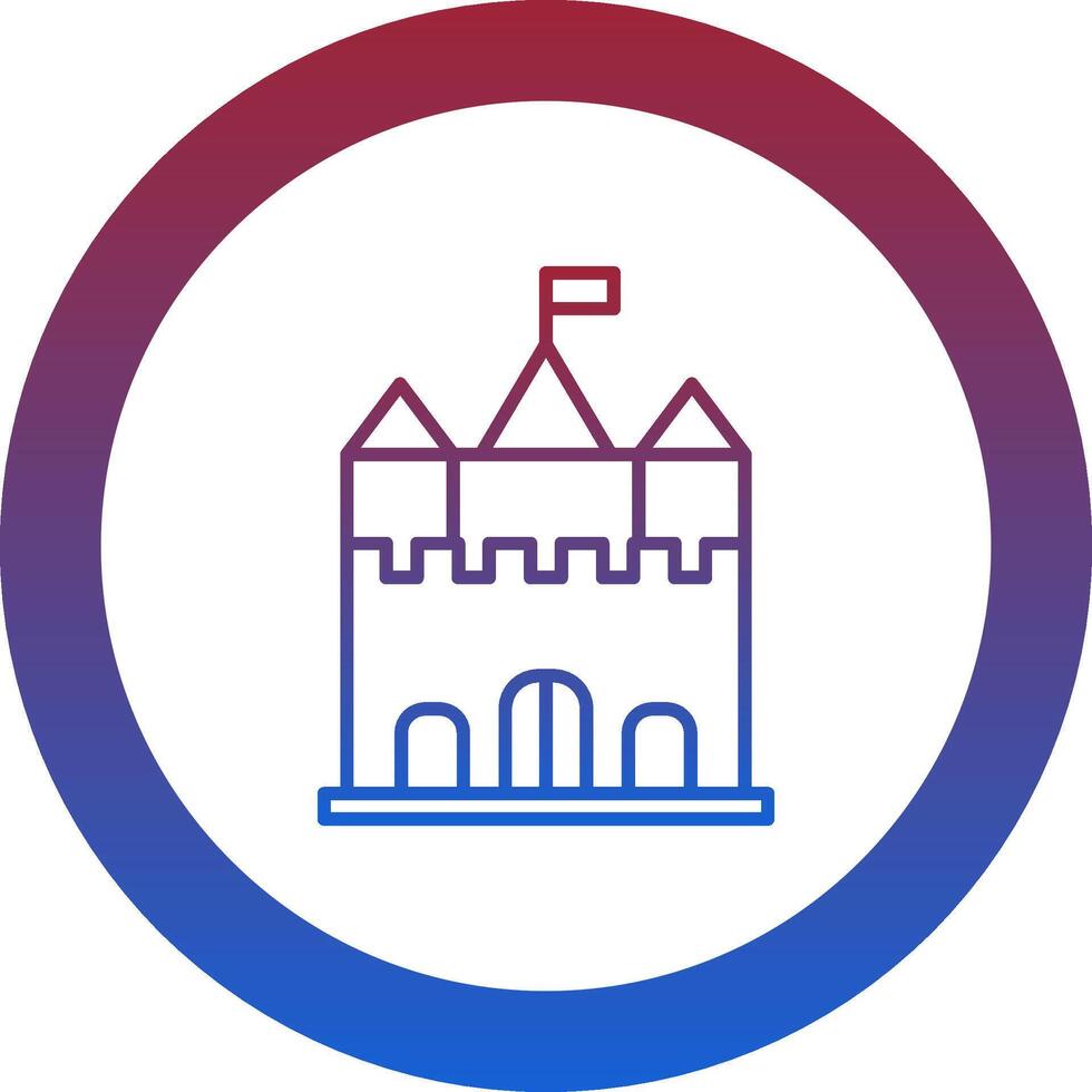 Castle Icon Design Symbol vector