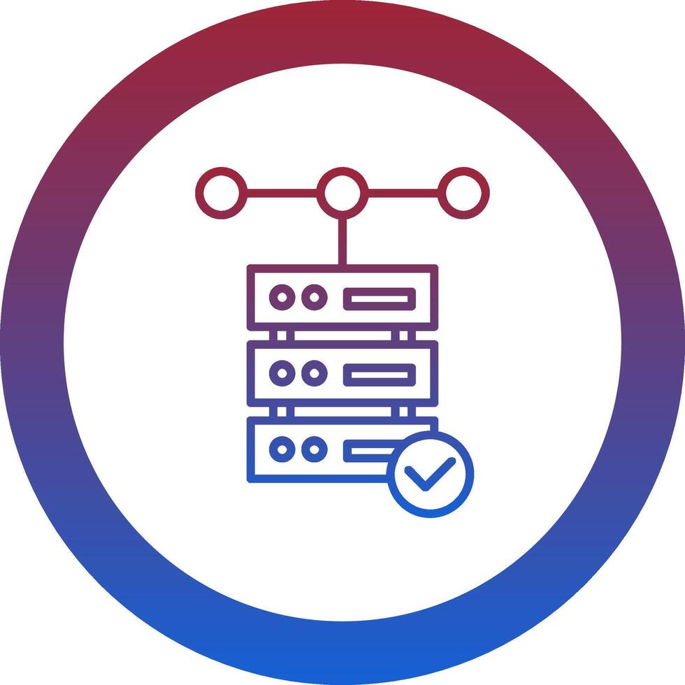 Database Icon Design Symbol vector
