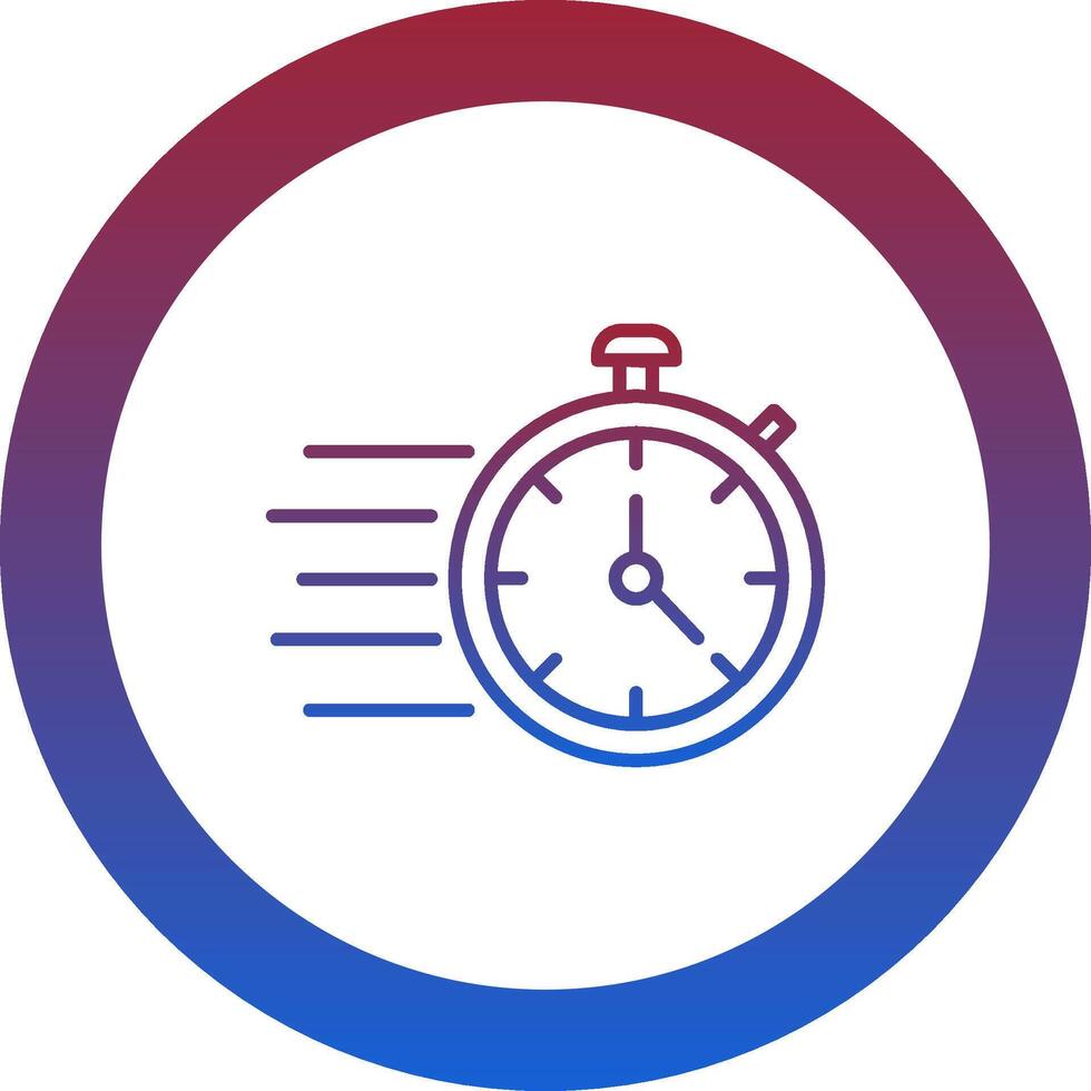 Fast Time Icon Design Symbol vector
