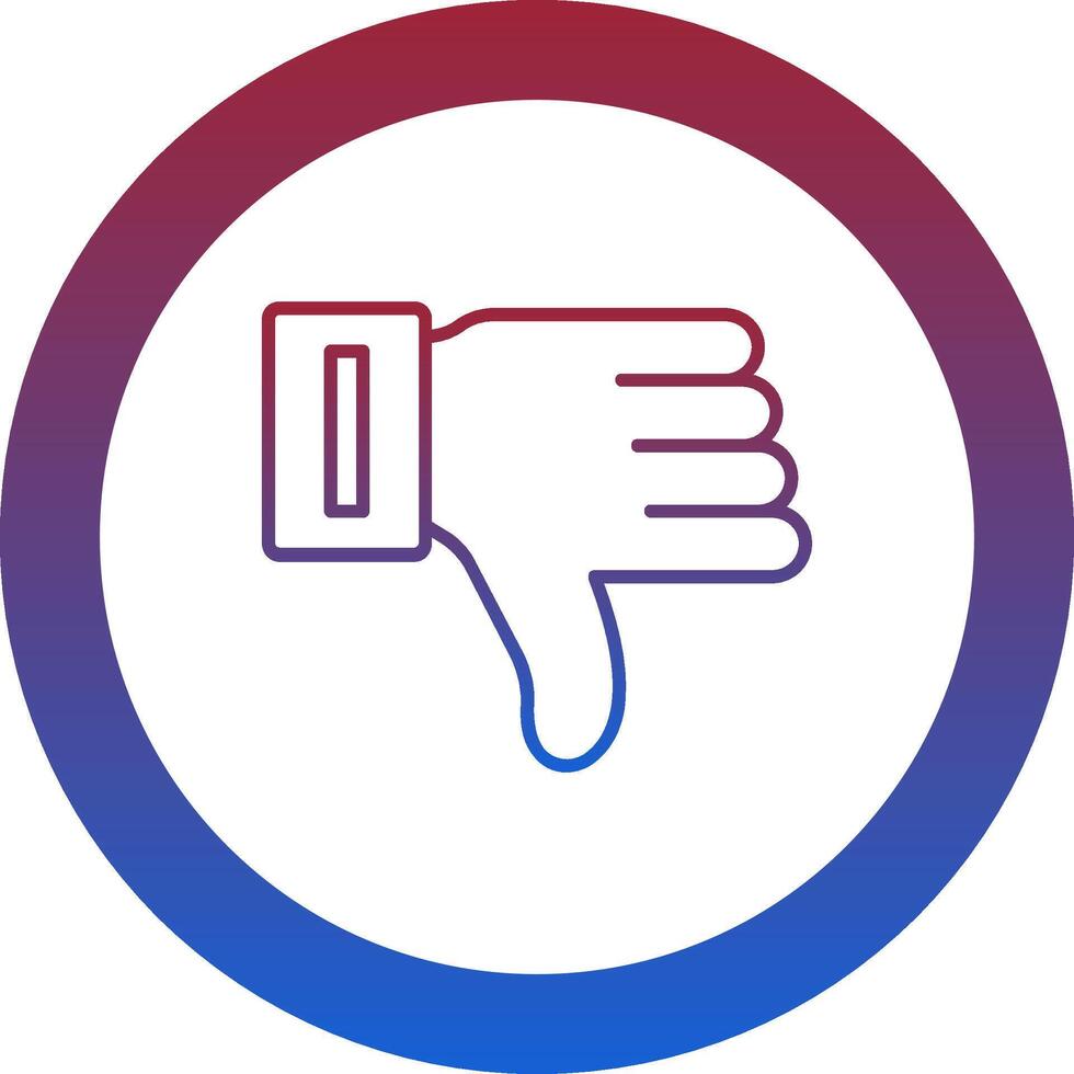 Dislike Icon Design Symbol vector