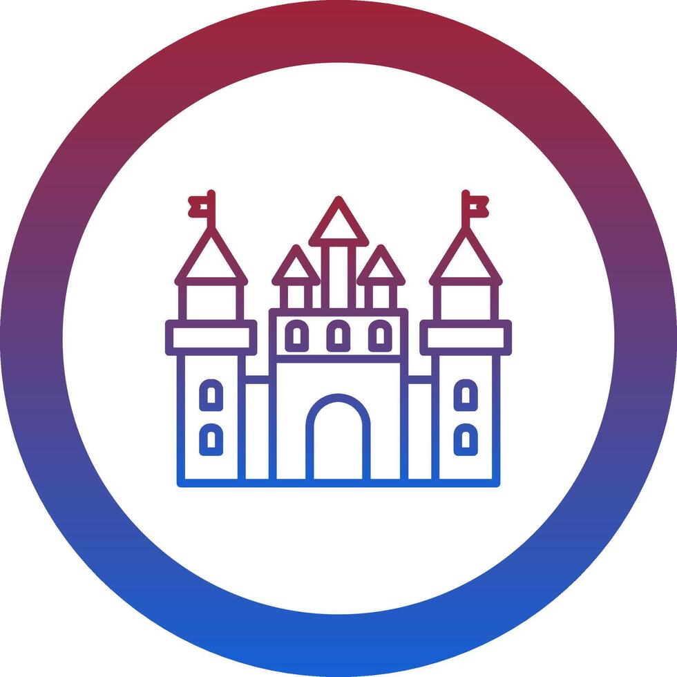 Castle Icon Design Symbol vector