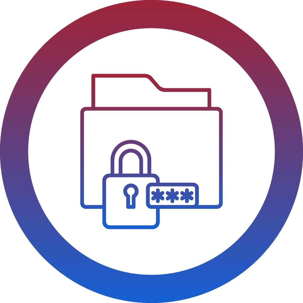 Data Encryption Icon Design Symbol vector