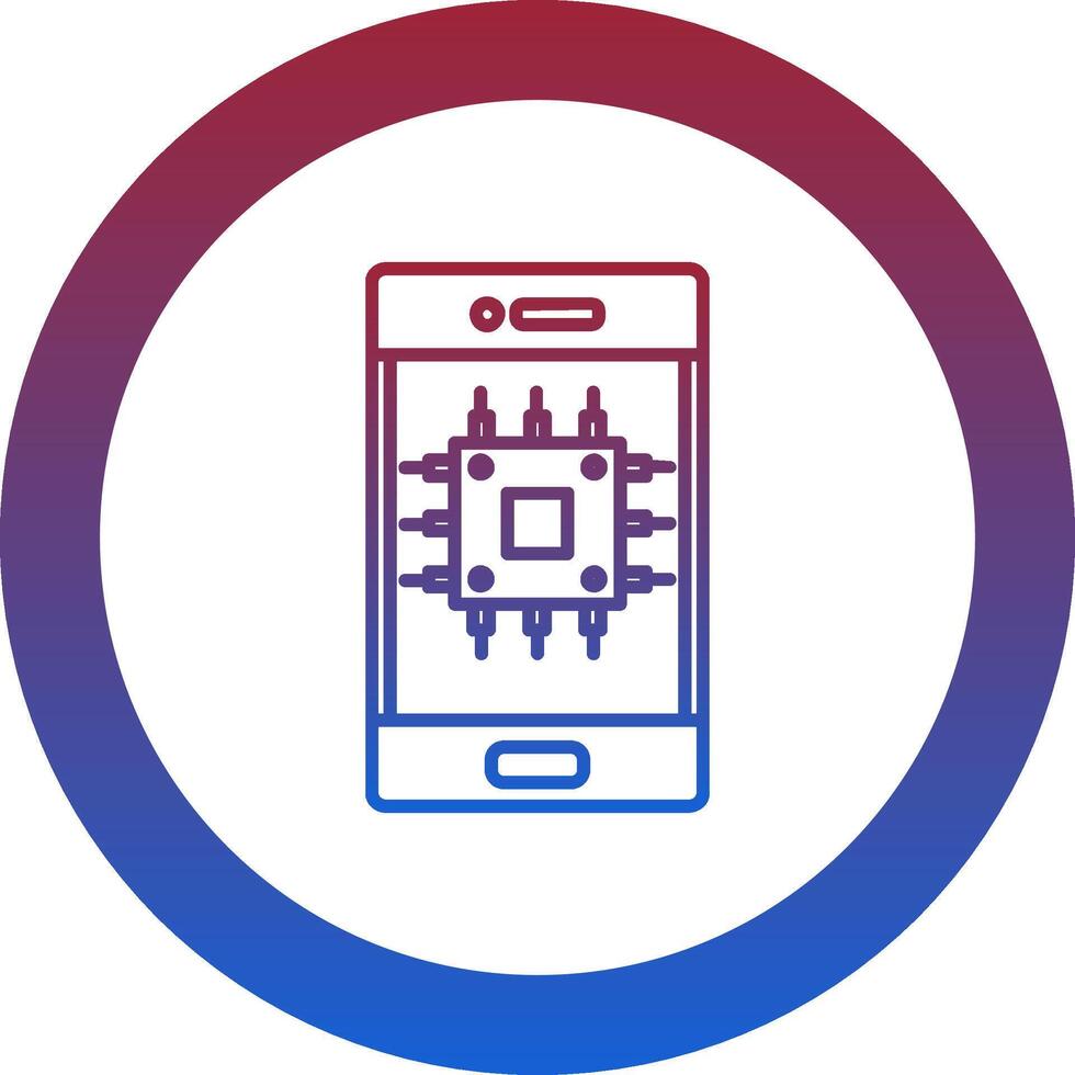 Cpu Icon Design Symbol vector