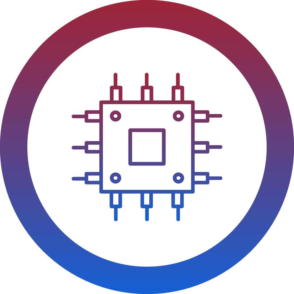 Chip Icon Design Symbol vector