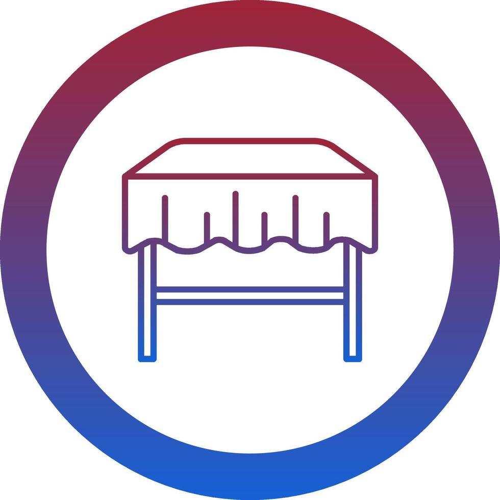 Dining Table Icon Design Symbol vector