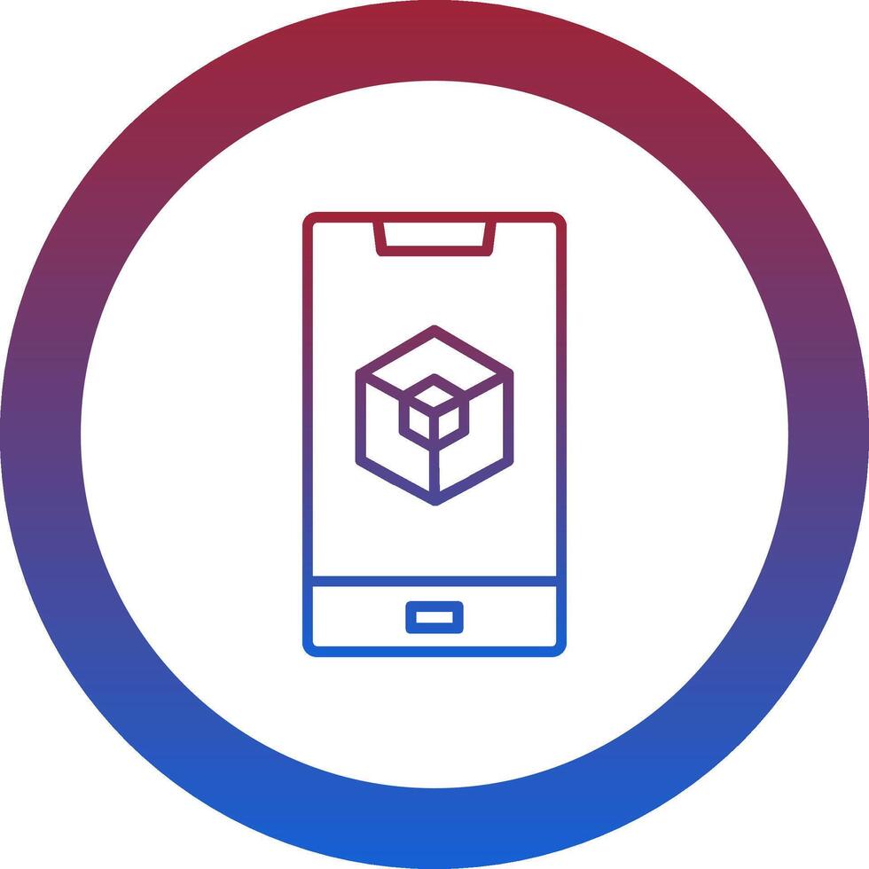 Augmented Reality Icon Design Symbol vector