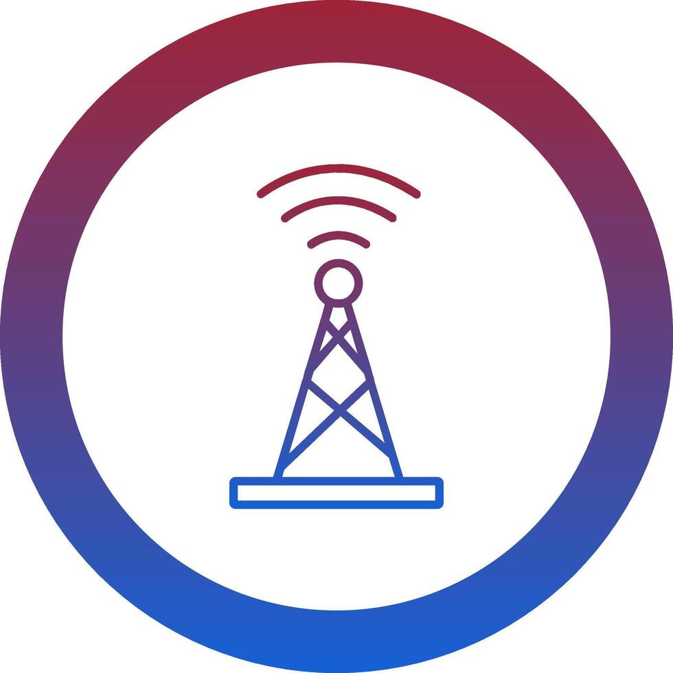 Broadcast Icon Design Symbol vector