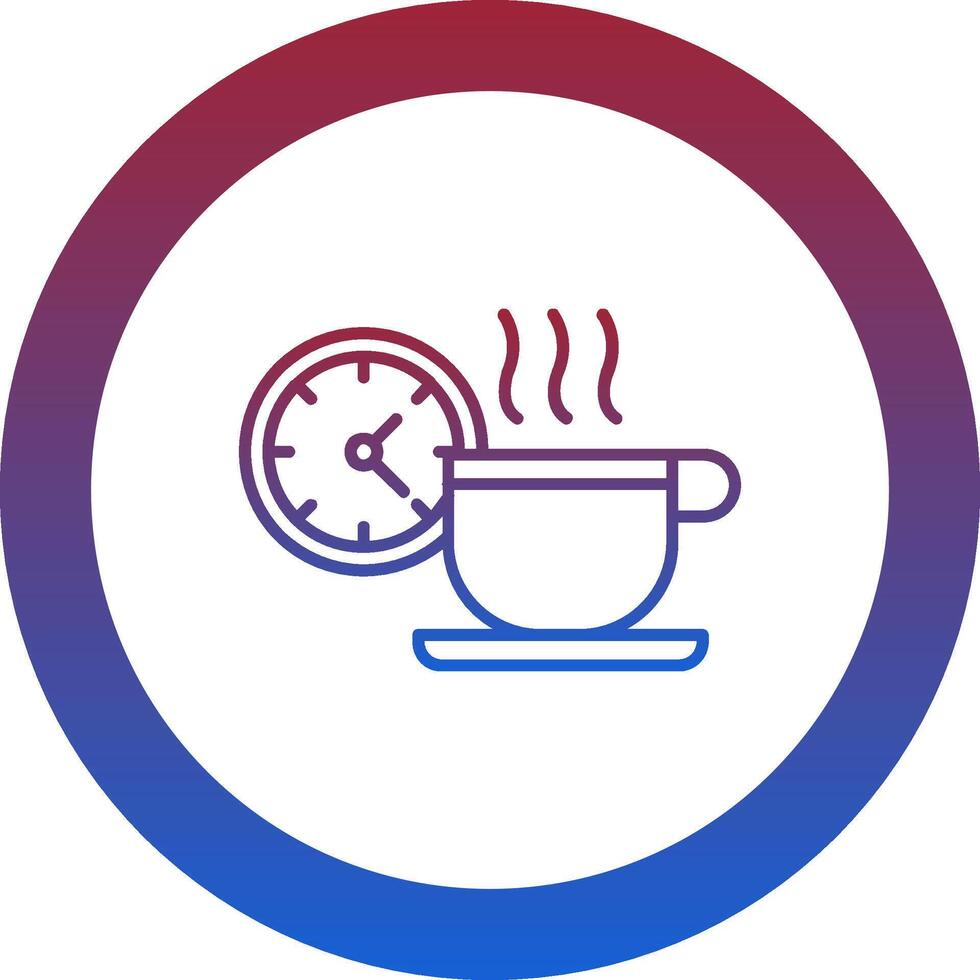 Coffee Break Icon Design Symbol vector