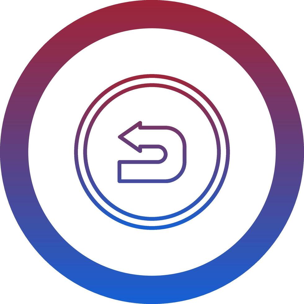 Back Icon Design Symbol vector