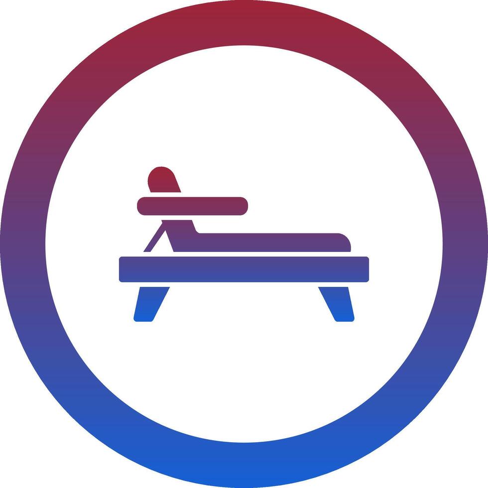 Deck Chair Icon Design Symbol vector