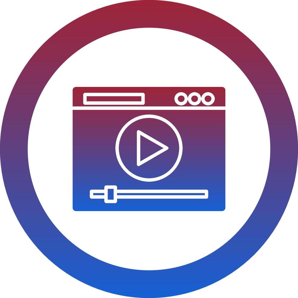 Player Icon Design Symbol vector