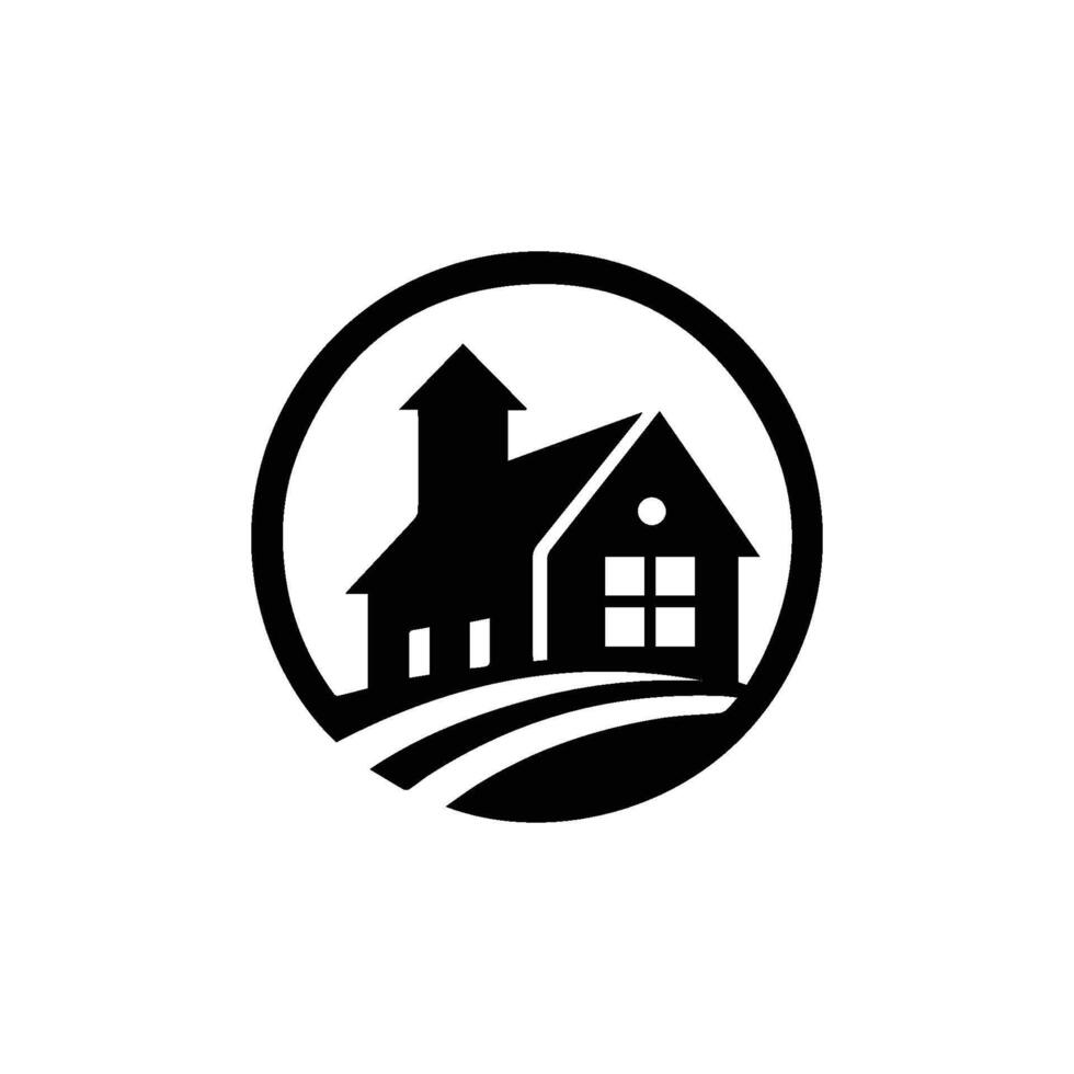 House icon silhouette illustration isolated vector