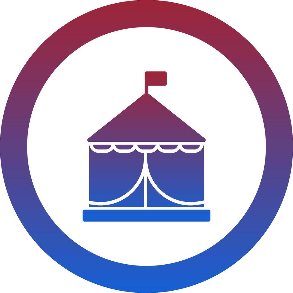 Tent Icon Design Symbol vector