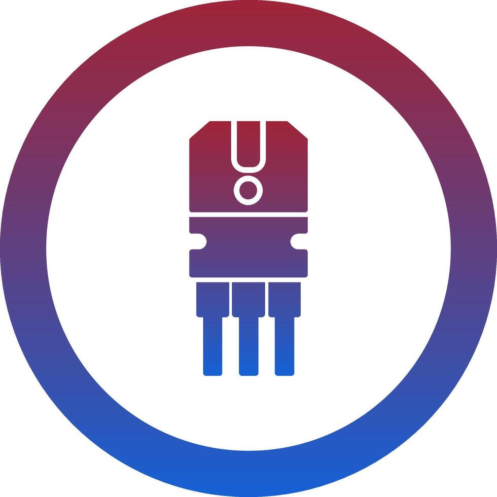 Transistor Icon Design Symbol vector