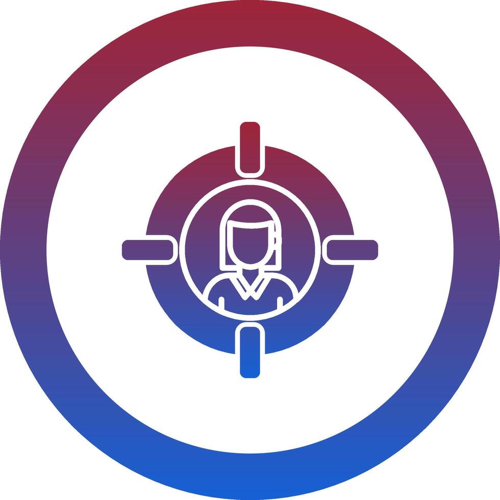 Target Icon Design Symbol vector