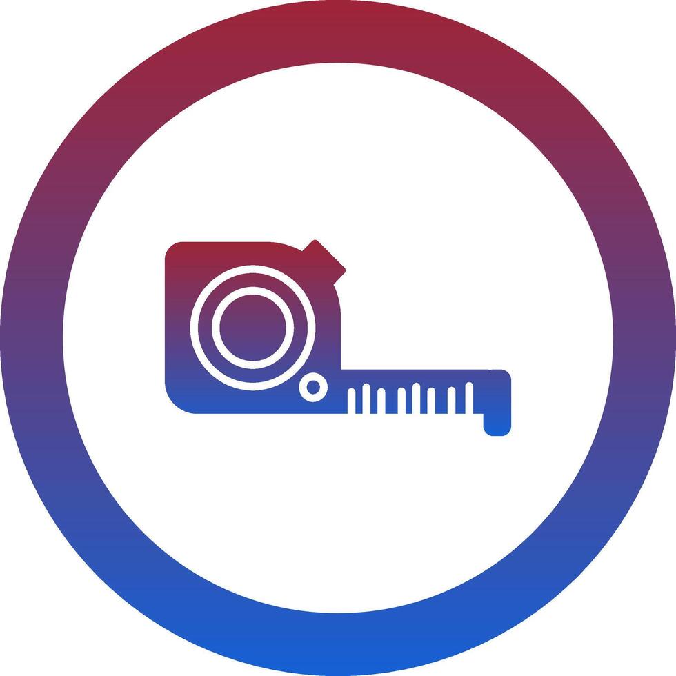 Tape Measure Icon Design Symbol vector
