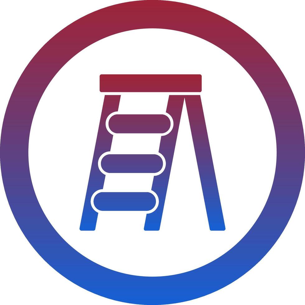 Step Ladder Icon Design Symbol vector