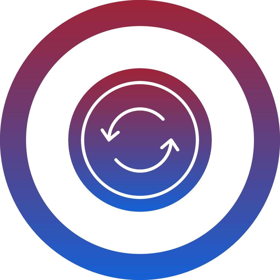 Refresh Icon Design Symbol vector