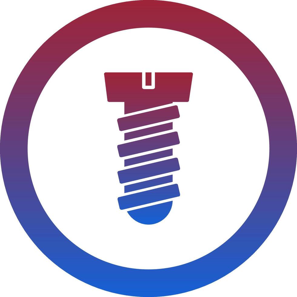 Screw Icon Design Symbol vector