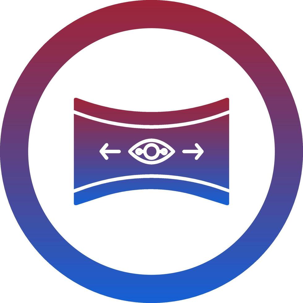 Panoramic View Icon Design Symbol vector
