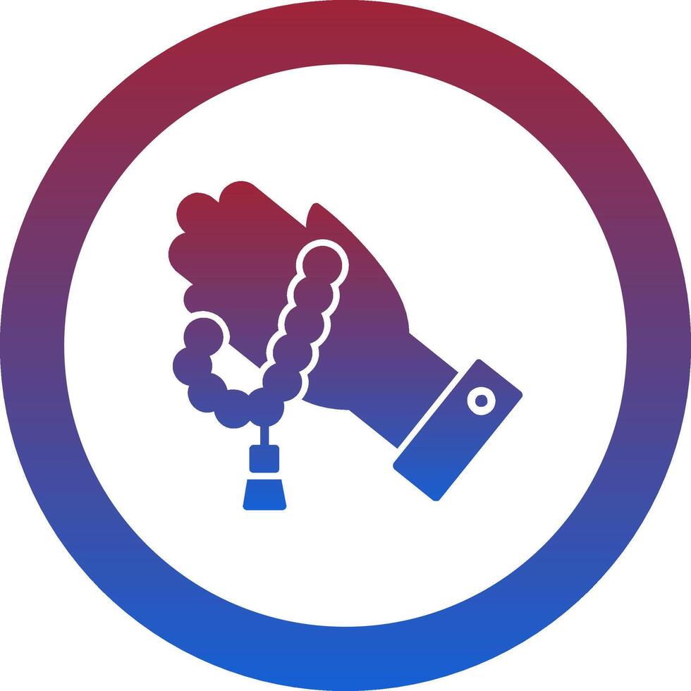 Tasbih Icon Design Symbol vector