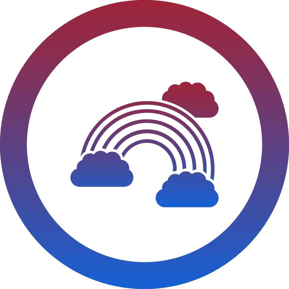 Rainbow Icon Design Symbol vector