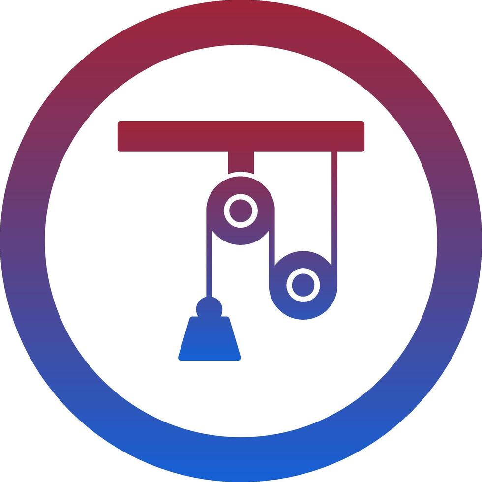 Pulley Icon Design Symbol vector