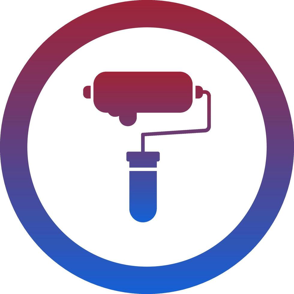 Paint Roller Icon Design Symbol vector