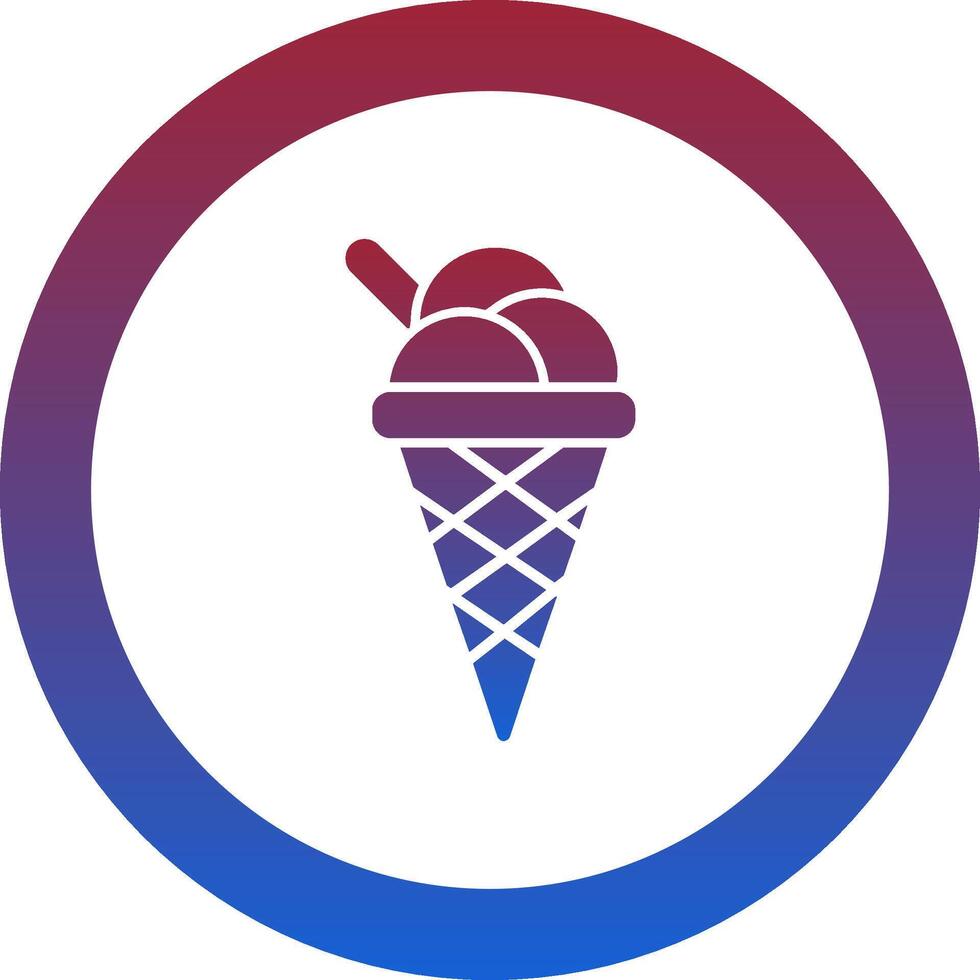 Ice Cream Icon Design Symbol vector